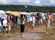 2005-07-18: Juniorerna har fixat ett vollybollnät